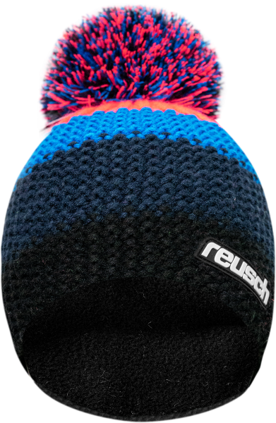 Reusch Enzo Beanie 6180010 7333 black blue front
